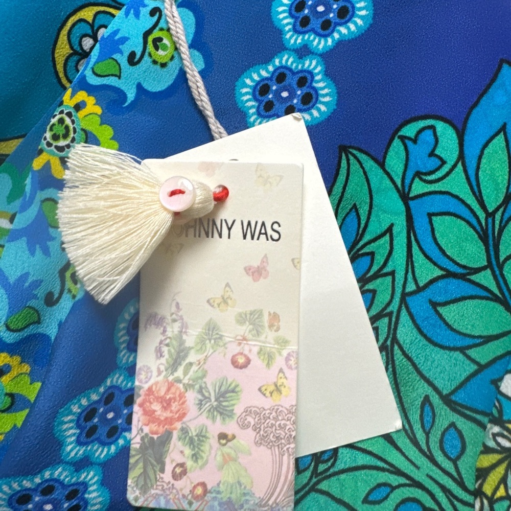 NWT Johnny Was Kahinu Dress S 💙 - Picture 11 of 14